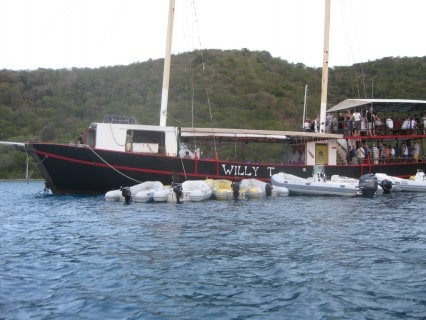 William T. Thorton - Floating Bar & Restaurant, Norman Island, BVI